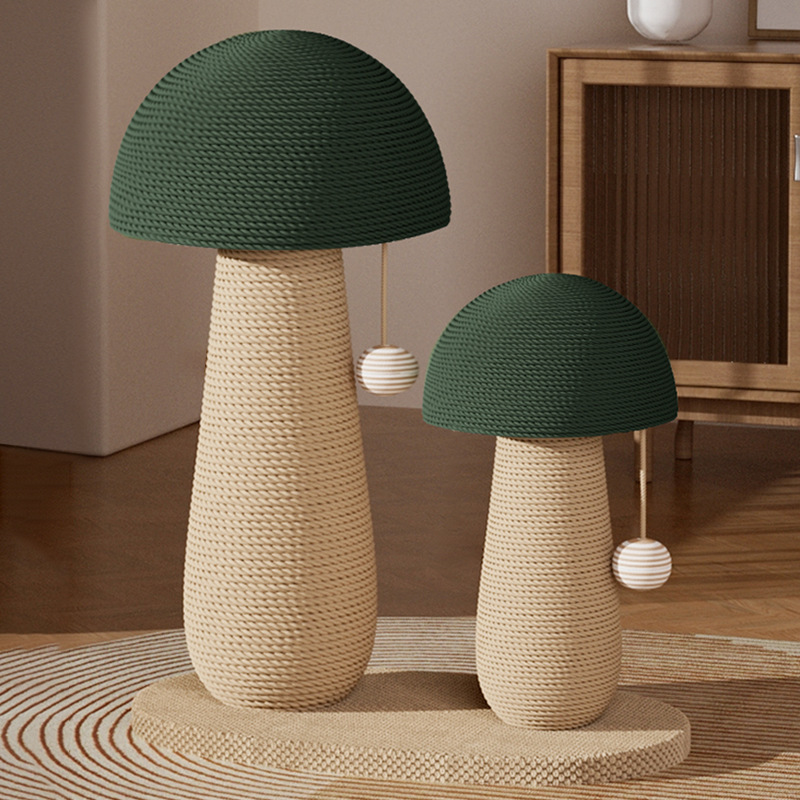 Mushroom Sisal Cat Scratching Post – Wear-Resistant Cat Scratch Board