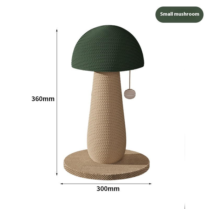 Mushroom Sisal Cat Scratching Post – Wear-Resistant Cat Scratch Board