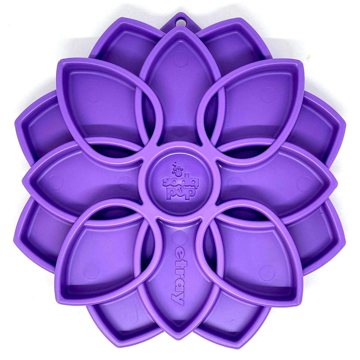 Interactive Slow Feeder Dog Bowl with Mandala Design