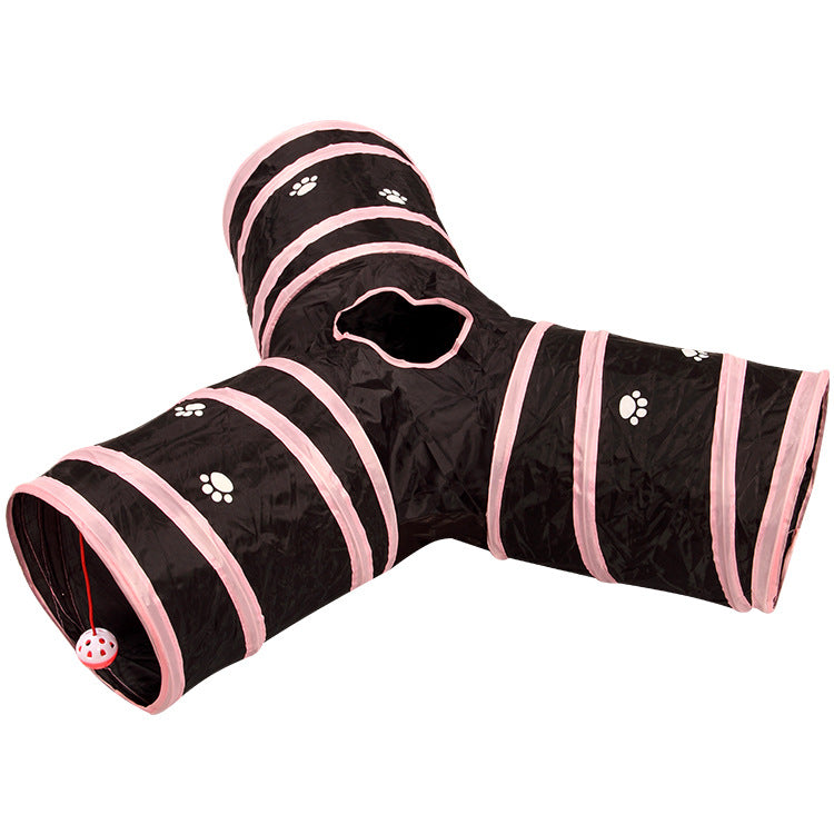 Pet Supplies Cat Crinkle Tunnel Foldable Cat Toy